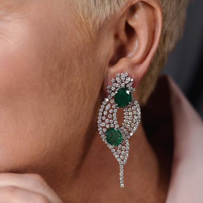 Комплект Ralfdiamonds 23.78 ct Natural Diamonds & 35.9 ct Natural Emerald