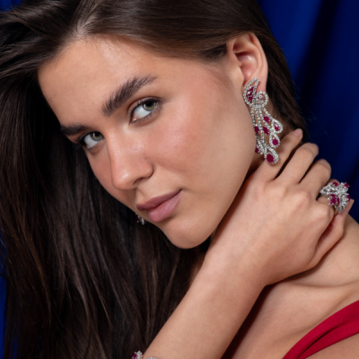 Комплект Arte Diore 52.40 ct Natural Diamonds & 44.35 ct Natural Ruby
