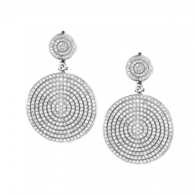 Комплект Garbo White Gold Diamond Pave 4.71 ct Set