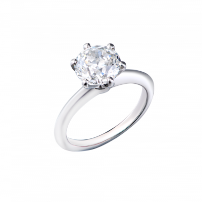 Кольцо GIA 2,02 ct H/SI1 Round Brilliant