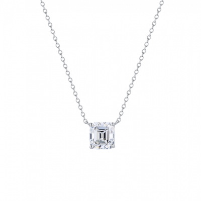 Кулон GIA 3,03 ct H/IF Emerald Cut Diamond
