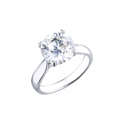 Кольцо No name 4,01 ct H/VS1 Round Diamond