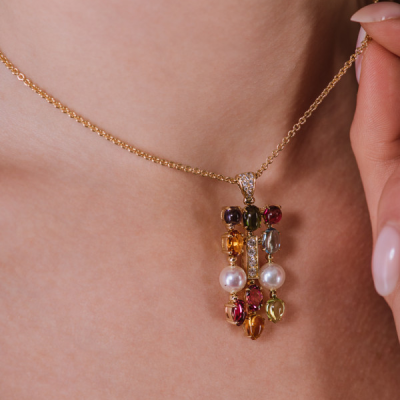 Подвеска Bvlgari Allegra Color Collection Multigemstone