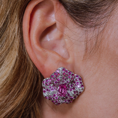 Комплект Ralfdiamonds Naturl Sapphires & Diamonds Moving Flowers