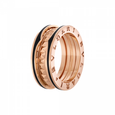 Кольцо Bvlgari B.Zero1 Rock two-band Rose Gold (SIZE 53)
