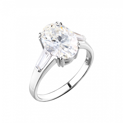 Кольцо No name 4,02 ct J/SI1 Oval Cut Diamond