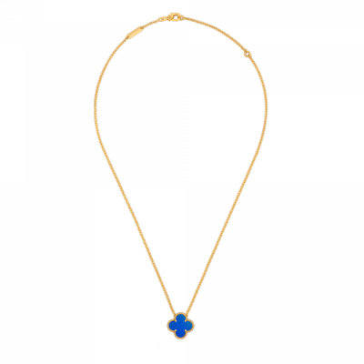Подвеска Van Cleef & Arpels Vintage Alhambra Blue Agate