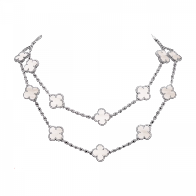 Колье Van Cleef & Arpels Vintage Alhambra Long Necklace 20 Motifs