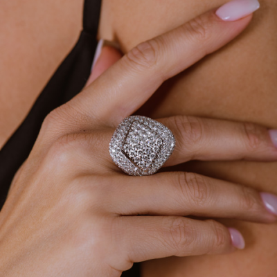 Кольцо Damiani 5,20 ct F/VS1 Round Cut Diamonds
