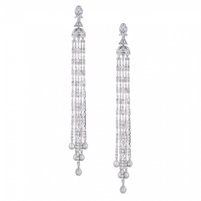 Серьги No name 27,89 ct Round & FanCy Cut Diamonds