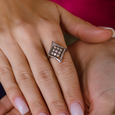 Комплект No name 1,33 ct Round Cut Diamonds & White Gold