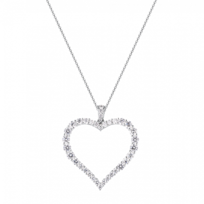 Подвеска Graff "Heart" Pendant Lange Model 2.57 ct