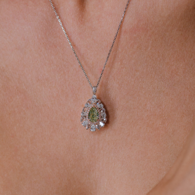 Кольцо Ralfdiamonds Трансформер 1,11 ct Fancy Brownish Greenish Yellow/SI2 & White Multishape Cut Diamonds