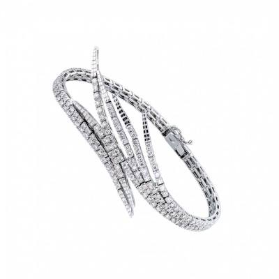 Браслет No name 2,40 ct G/SI Round Cut Diamonds
