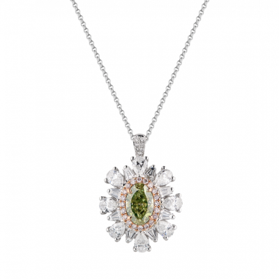 Кольцо Ralfdiamonds Трансформер 1,01 ct Fancy Brownish Greenish Yellow/VS2 & White Multishape Cut Diamonds