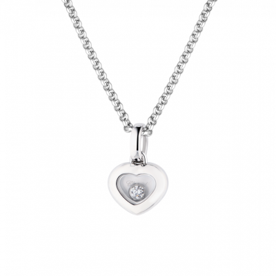 Подвеска Chopard Happy Diamonds Heart White Gold