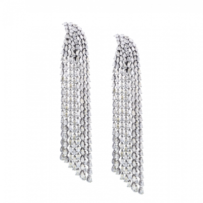 Серьги Ralfdiamonds 25.3 ct Pear Cut Diamonds Long Wings