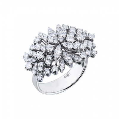 Кольцо No name 1.54 ct Diamonds & White Gold