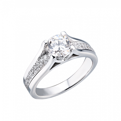 Кольцо Arte Diore 1,56 ct H/VS1 Round Diamond & White Gold