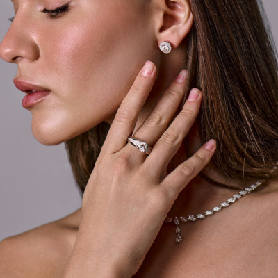 Кольцо Arte Diore 1,56 ct H/VS1 Round Diamond & White Gold