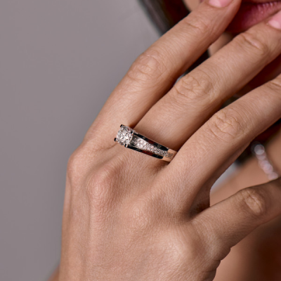 Кольцо Arte Diore 1,56 ct H/VS1 Round Diamond & White Gold