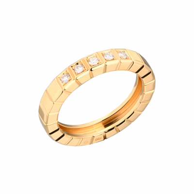 Кольцо Chopard Ice Cube Yellow Gold & Diamonds