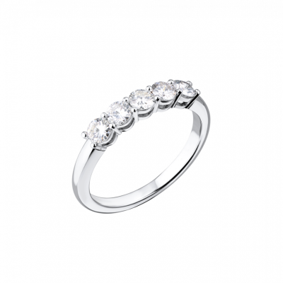 Кольцо No name 0.70 ct H-I/VS2-SI2 Round Cut МГУ