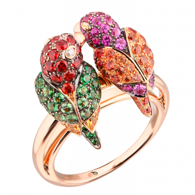 Кольцо Boucheron Animaux de Collection NURI PARROT