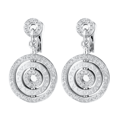 Серьги Bvlgari Astrale Diamonds & White Gold
