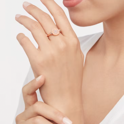 Кольцо Bvlgari  Diamonds & Jade Ring