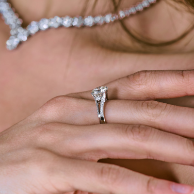 Кольцо No name 2,14 ct L/VS1 Round Diamond White Gold