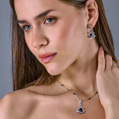 Серьги No name в стиле Bvlgari Divas’ Dream earrings