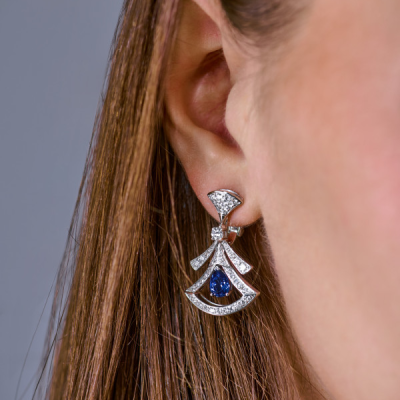 Серьги No name в стиле Bvlgari Divas’ Dream earrings