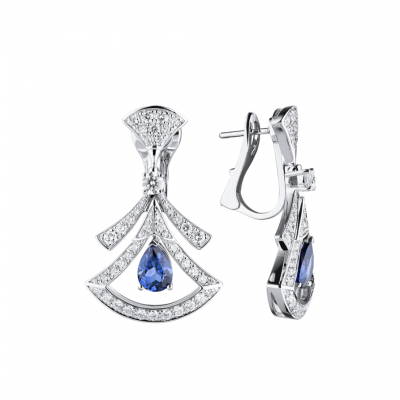 Серьги No name в стиле Bvlgari Divas’ Dream earrings