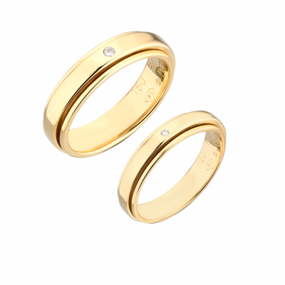 Кольцо Piaget Posession Wedding 16,0 (50) и 19,0 (60) Yellow Gold