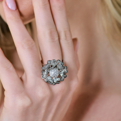 Кольцо Ralfdiamonds 2,98 ct Round Cut Diamonds & White Gold