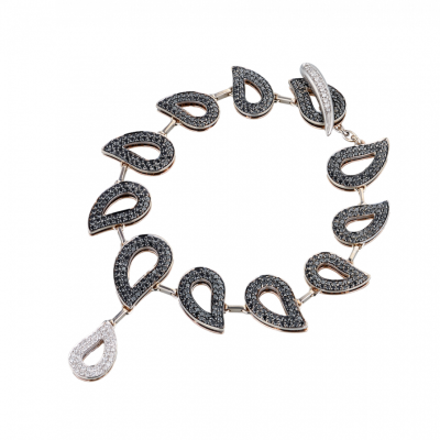 Браслет Gavello RINALDO Black &White Diamonds