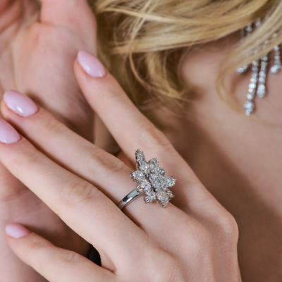 Кольцо No name 4,69 ct Multishape Cut Diamonds