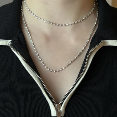 Колье No name 6,16 ct Round Cut Diamonds