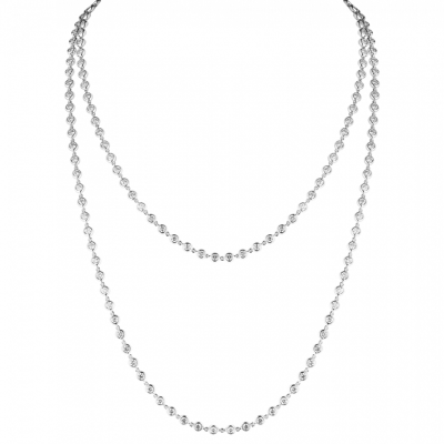 Колье No name 6,16 ct Round Cut Diamonds