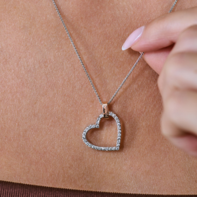 Подвеска Damiani Cuore Heart Diamonds