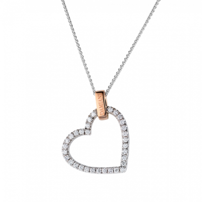 Подвеска Damiani Cuore Heart Diamonds