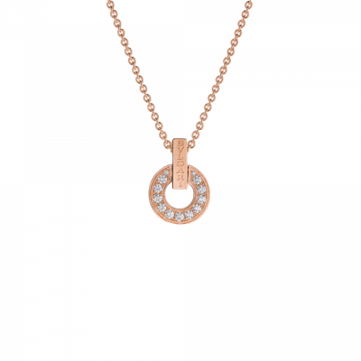 Подвеска Bvlgari  Rose Gold & Diamonds