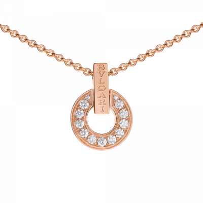 Подвеска Bvlgari  Rose Gold & Diamonds