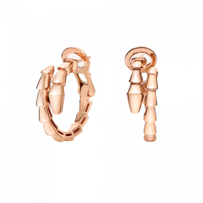 Серьги Bvlgari Serpenti Viper Rose Gold