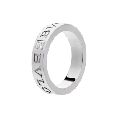 Кольцо Bvlgari B.zero1 Essential White Gold & Diamond (SIZE 52)