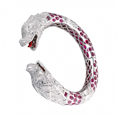 Браслет No name The Dragon Rubies 22,0 ct & Diamonds 8,85 ct & White Gold