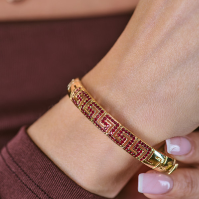 Комплект Versace Greca Red Rubies