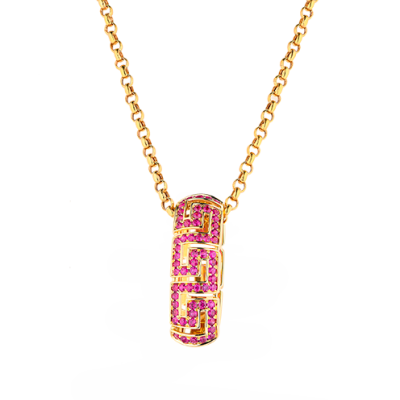 Комплект Versace Greca Red Rubies
