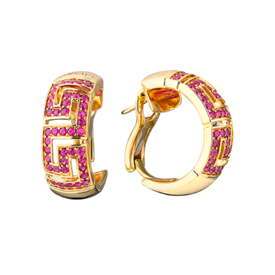 Комплект Versace Greca Red Rubies